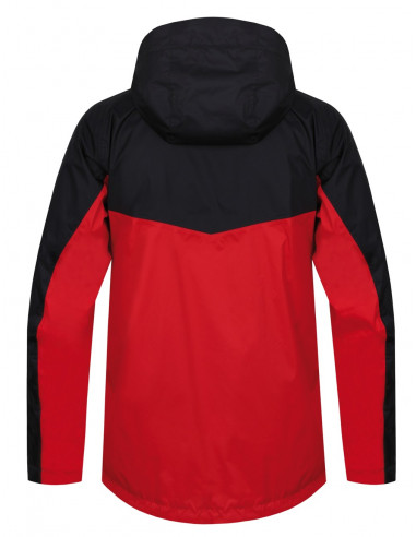 Men's jacket Felder Anthracite/racing red