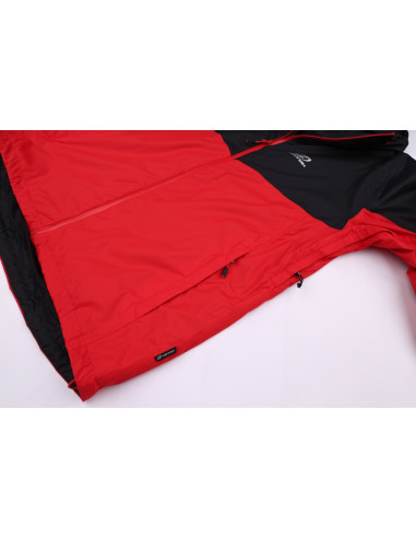 Men's jacket Felder Anthracite/racing red