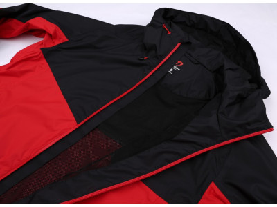 Men's jacket Felder Anthracite/racing red