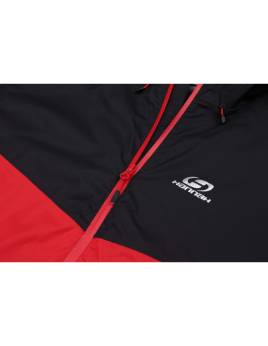 Men's jacket Felder Anthracite/racing red