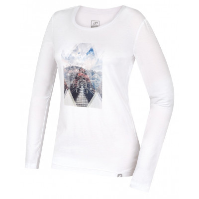 Ladies t-shirt ls Elisia Bright white