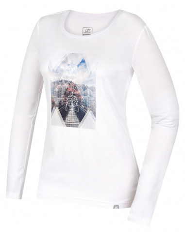 Ladies t-shirt ls Elisia Bright white