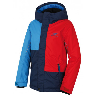 Kid's jacket Matheo JR Majolica blue/fiery red