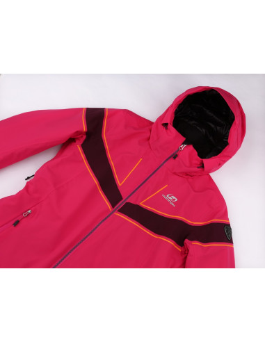 Ladies skiing jacket KIELY cabaret/grape wine