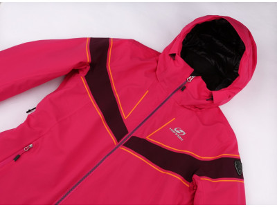 Ladies skiing jacket KIELY cabaret/grape wine