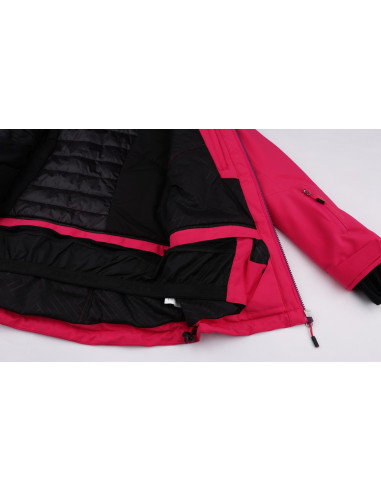 Ladies skiing jacket KIELY cabaret/grape wine