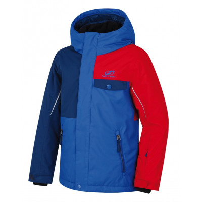 KIDS skiing jacket TIMUR JR victoria blue/poseidon