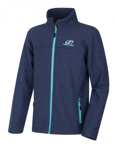 KIDS skiing sweatshirt TAURUM JR blue stripe