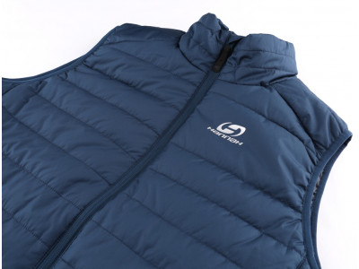 Men's city vest DAVANNO majolica blue