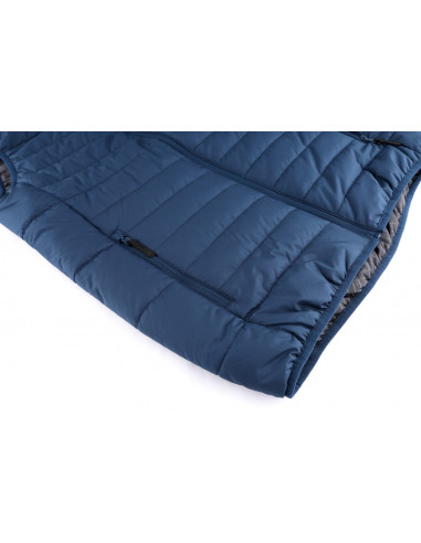 Men's city vest DAVANNO majolica blue