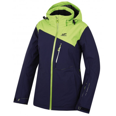 Ladies jacket Wayne Peacoat/lime green