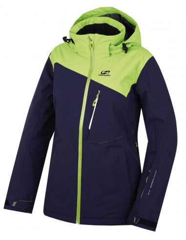 Ladies jacket Wayne Peacoat/lime green