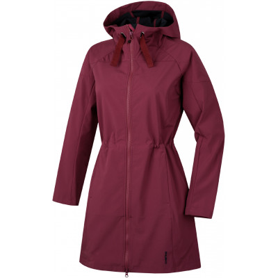Sieviešu softshell jaka SARA L S vīna sarkans