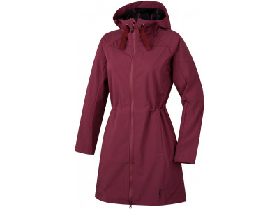 Sieviešu softshell jaka SARA L S vīna sarkans
