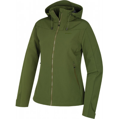 Ladies Softshell jacket SAHONY L dark olive