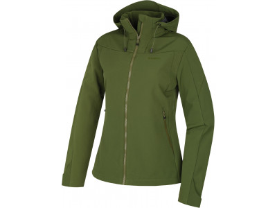 Ladies Softshell jacket SAHONY L dark olive