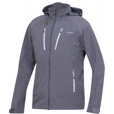 Mens Softshell jacket SAHONY M dark grey