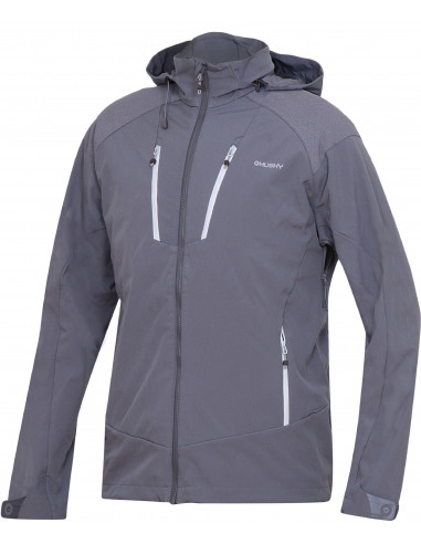 Vīriešu softshell jaka SAHONY M tumši pelēks