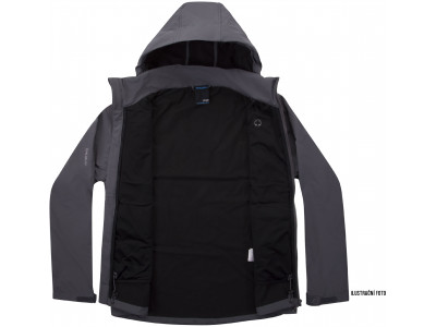 Mens Softshell jacket SAHONY M dark grey