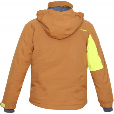 Kids Ski jacket ZAWI J dark ocher 2
