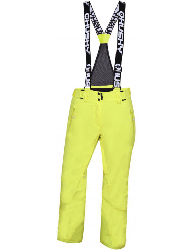 woman Ski pants MITHY L green yellow