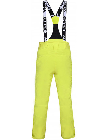 woman Ski pants MITHY L green yellow