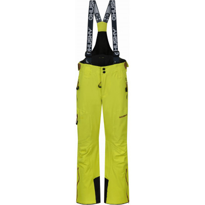 Kids Ski pants ZEUS J green yellow
