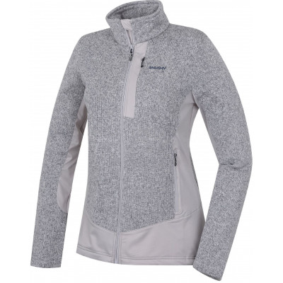 Ladies Sweatshirt ALAN L bright grey