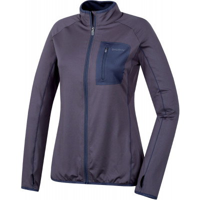 Ladies Sweatshirt TARR ZIP L grey purple