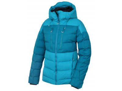 Ladies Down jacket DESTER L turquoise/dk.turquoise