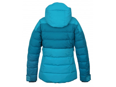 Ladies Down jacket DESTER L turquoise/dk.turquoise