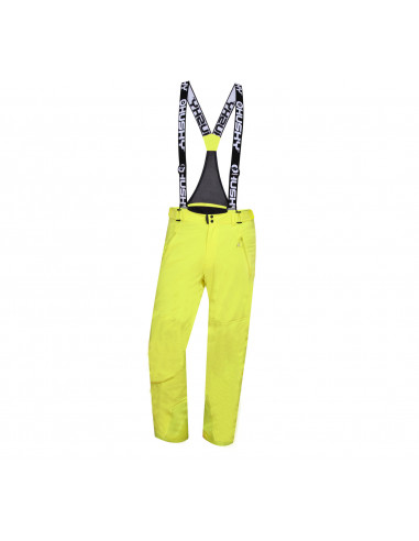 Mens Ski race pants MITHY M green yellow