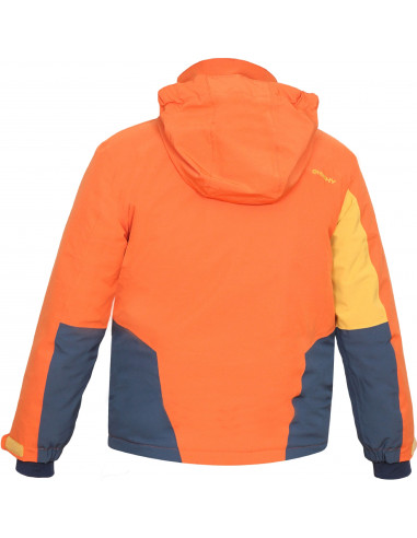 Kids Ski jacket ZAWI J fadder orange