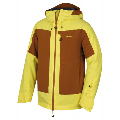 Mens Ski jacket GOTHA M br. yellow