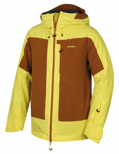 Mens Ski jacket GOTHA M br. yellow
