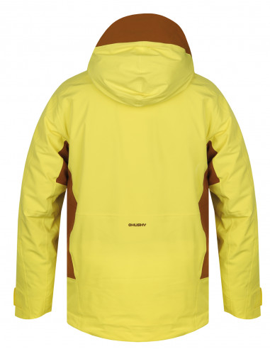 Mens Ski jacket GOTHA M br. yellow