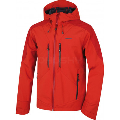 Vīriešu softshell jaka SEVAN M spilgti sarkans
