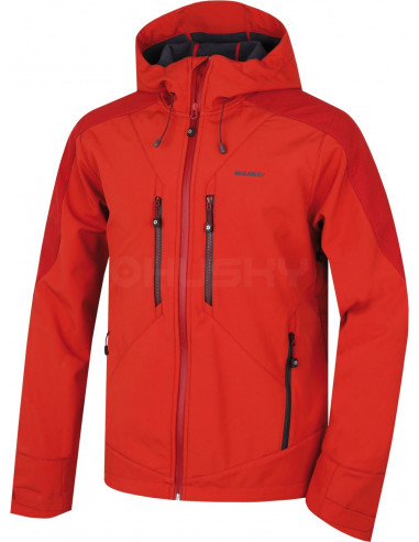Vīriešu softshell jaka SEVAN M spilgti sarkans