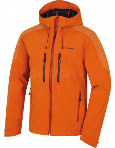 Mens Softshell jacket SEVAN M ochre