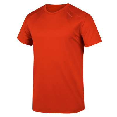 Mens Cool Dry T-shirt TELLY M dark red