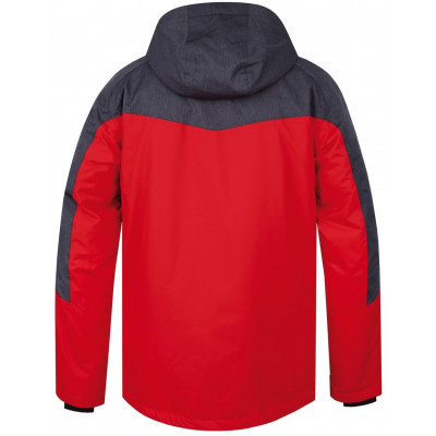 Mens snowsport jacket JABBER racing red/magnet mel 2