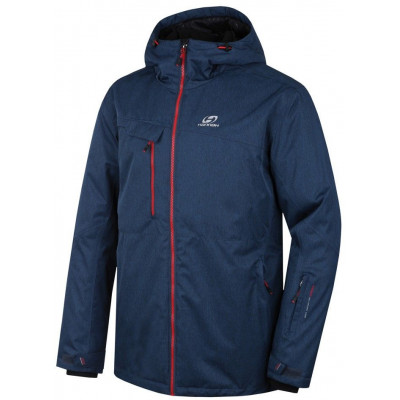 Mens snowsport jacket SANFORD DARK DENIM MEL dark denim mel