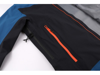 Mens jacket TRIAG anthracite/moroccan blue