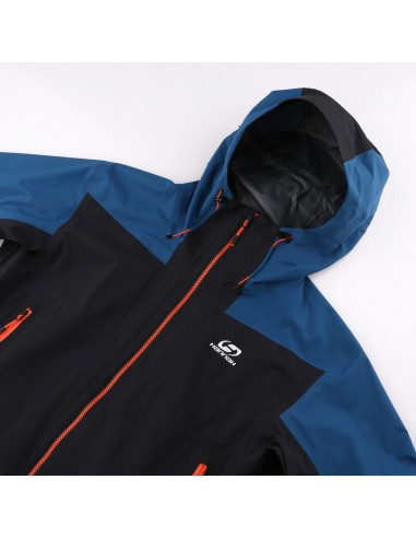 Mens jacket TRIAG anthracite/moroccan blue