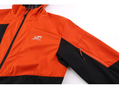 Mens mountain and trekking jacket RADCLIFF anthracite/pureed pumpkin