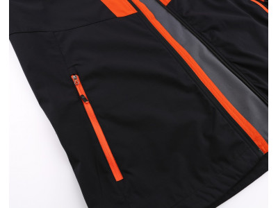 Mens mountain and trekking jacket RADCLIFF anthracite/pureed pumpkin