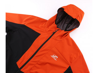 Mens mountain and trekking jacket RADCLIFF anthracite/pureed pumpkin