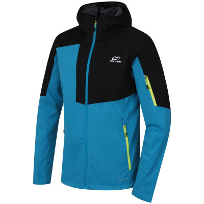 Mens mountain and trekking jacket RADCLIFF enamel blue/anthracite