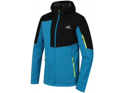 Mens mountain and trekking jacket RADCLIFF enamel blue/anthracite