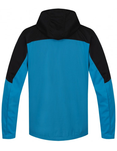 Mens mountain and trekking jacket RADCLIFF enamel blue/anthracite